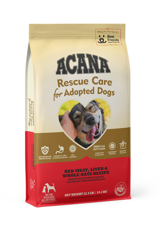 Red Meat, Liver & Whole Oats Recipe, ACANA® Rescue Care for Adopted Dogs